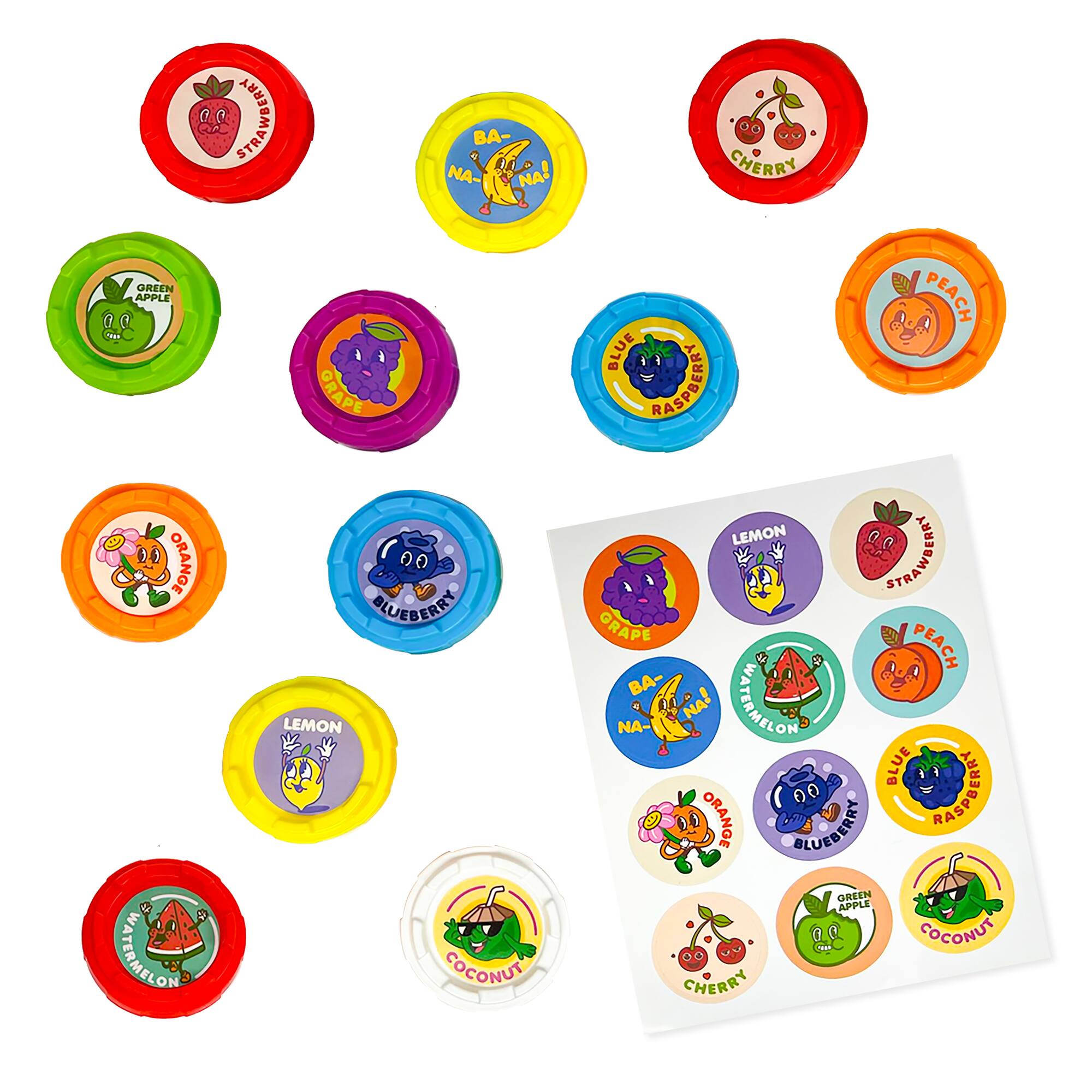 Compound Kings® Butter Scratch n' Sniff Scented Slime & Stickers